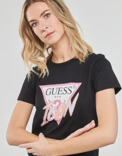 Guess - SS CN ICON TEE Noir Hot