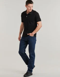 Outlet Guess - SS EMBRO LOGO POLO Noir