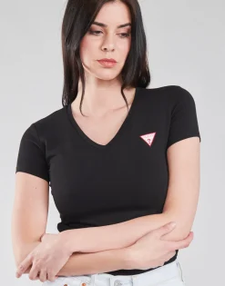 Guess - SS VN MINI TRIANGLE TEE Noir Clearance
