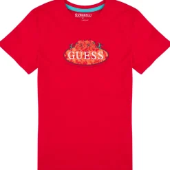 Outlet Guess - T SHIRT Rouge