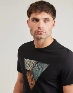 Guess - TRIANGLE TEE Noir New