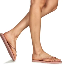 Havaianas - SLIM LOGO METALLIC Rose Outlet