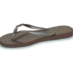 Outlet Havaianas - SLIM LOGO METALLIC Marron