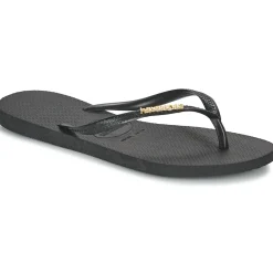 Havaianas - SLIM LOGO METALLIC Noir