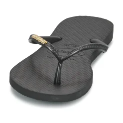 Havaianas - SLIM LOGO METALLIC Noir