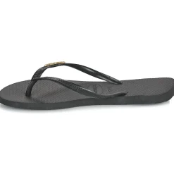 Havaianas - SLIM LOGO METALLIC Noir