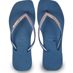 Hot Havaianas - SLIM SQUARE GLITTER Marine
