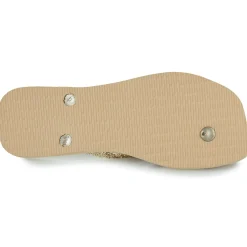 Havaianas - SLIM SQUARE GLITTER PARTY Doré Discount