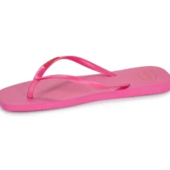 Best Havaianas - SLIM SQUARE LOGO POP UP Rose