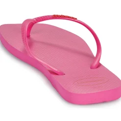 Best Havaianas - SLIM SQUARE LOGO POP UP Rose