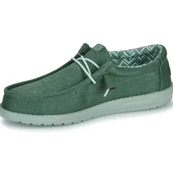 HEYDUDE - Wally Stretch Canvas Vert Outlet