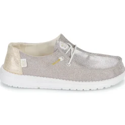 HEYDUDE - Wendy Metallic Sparkle Doré Sale