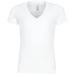 Hom - SUP' COTTON TSHIRT COL V PROFOND Blanc Best