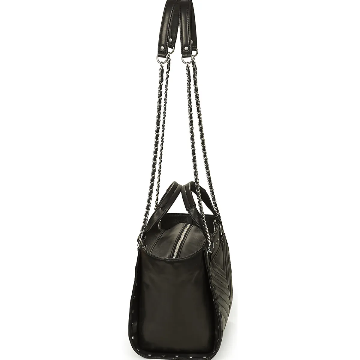 Best Ikks - 1440 M ROCK STUDS ZIPPE Noir