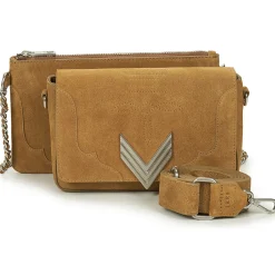 Ikks - 111 WESTERN COL DECOUPE SUEDE Camel