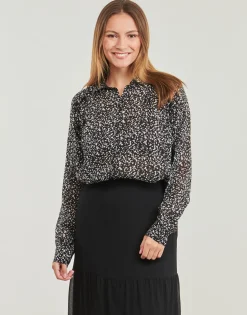 Ikks - CHEMISE ML AMPLE Noir