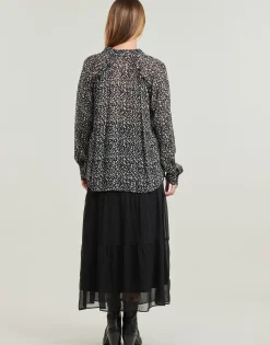 Ikks - CHEMISE ML AMPLE Noir