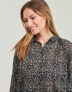 Ikks - CHEMISE ML AMPLE Noir