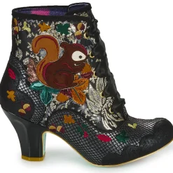 Irregular Choice - SQUIRREL AWAY Noir Discount