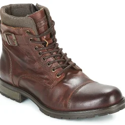 Jack & Jones - ALBANY LEATHER Marron Best