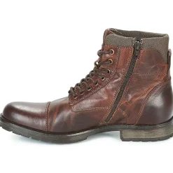 Jack & Jones - ALBANY LEATHER Marron Best