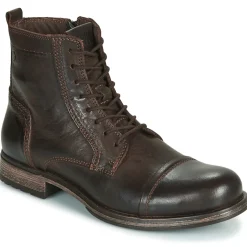 Discount Jack & Jones - JFW RUSSEL LEATHER Marron