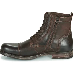 Discount Jack & Jones - JFW RUSSEL LEATHER Marron