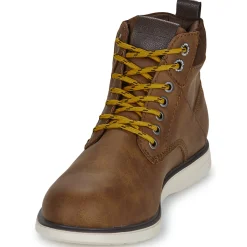 Jack & Jones - JFWDENVER PU COMBO BOOT Marron Outlet
