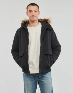Jack & Jones - JJCHAMP BOMBER JACKET FUR Noir Hot