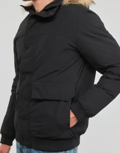 Jack & Jones - JJCHAMP BOMBER JACKET FUR Noir Hot