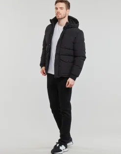 Best Jack & Jones - JJDAVID PUFFER JACKET Noir