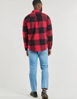 Jack & Jones - JJEDARREN BUFFALO OVERSHIRT LS Rouge Clearance