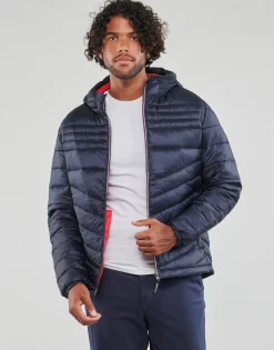 Jack & Jones - JJEFLY PUFFER HOOD Marine New