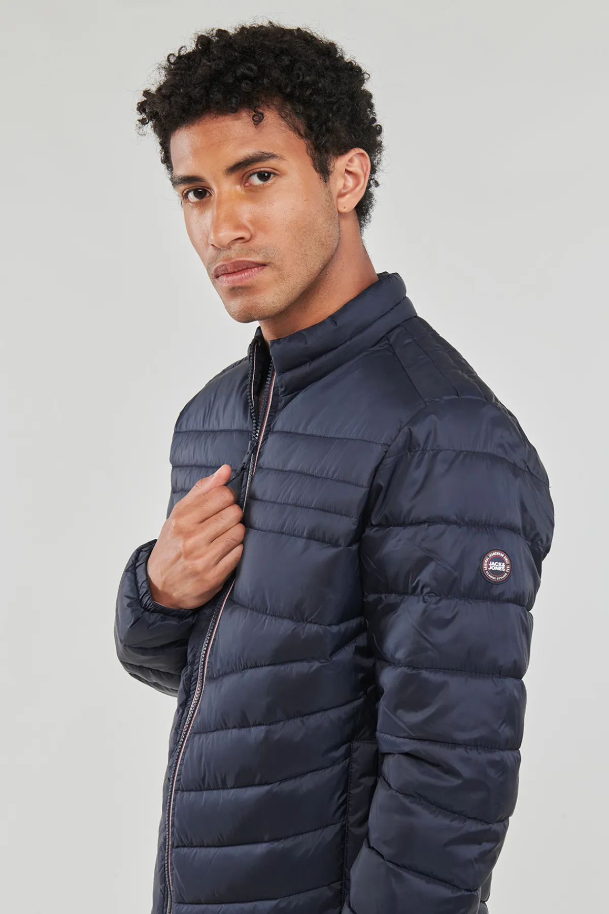 Clearance Jack & Jones - JJEFLY PUFFER COLLAR Marine