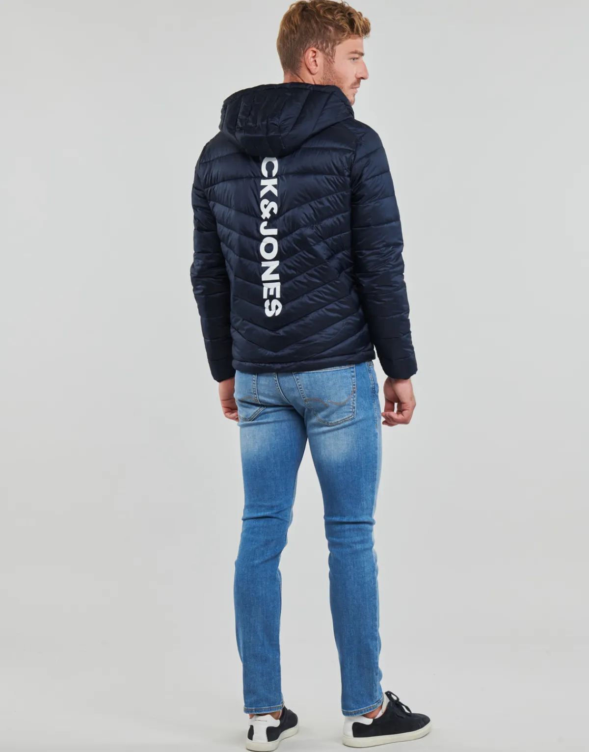 Hot Jack & Jones - JJEHERO PUFFER HOOD Marine