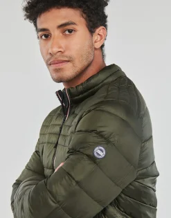 Jack & Jones - JJEHERO PUFFER COLLAR Kaki