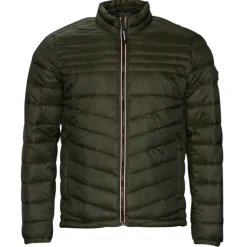 Jack & Jones - JJEHERO PUFFER COLLAR Kaki