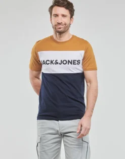 Discount Jack & Jones - JJELOGO BLOCKING TEE SS