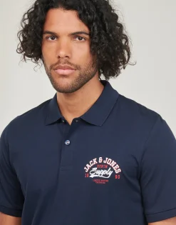 Best Jack & Jones - JJELOGO POLO SS 2 COL SS24 SN Marine
