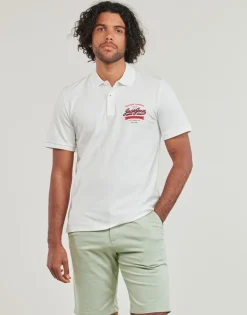 Jack & Jones - JJELOGO POLO SS 2 COL SS24 SN Blanc Discount