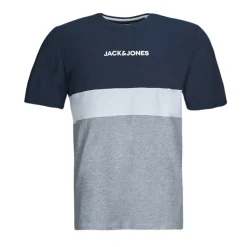Online Jack & Jones - JJEREID BLOCKING TEE SS Multicolore
