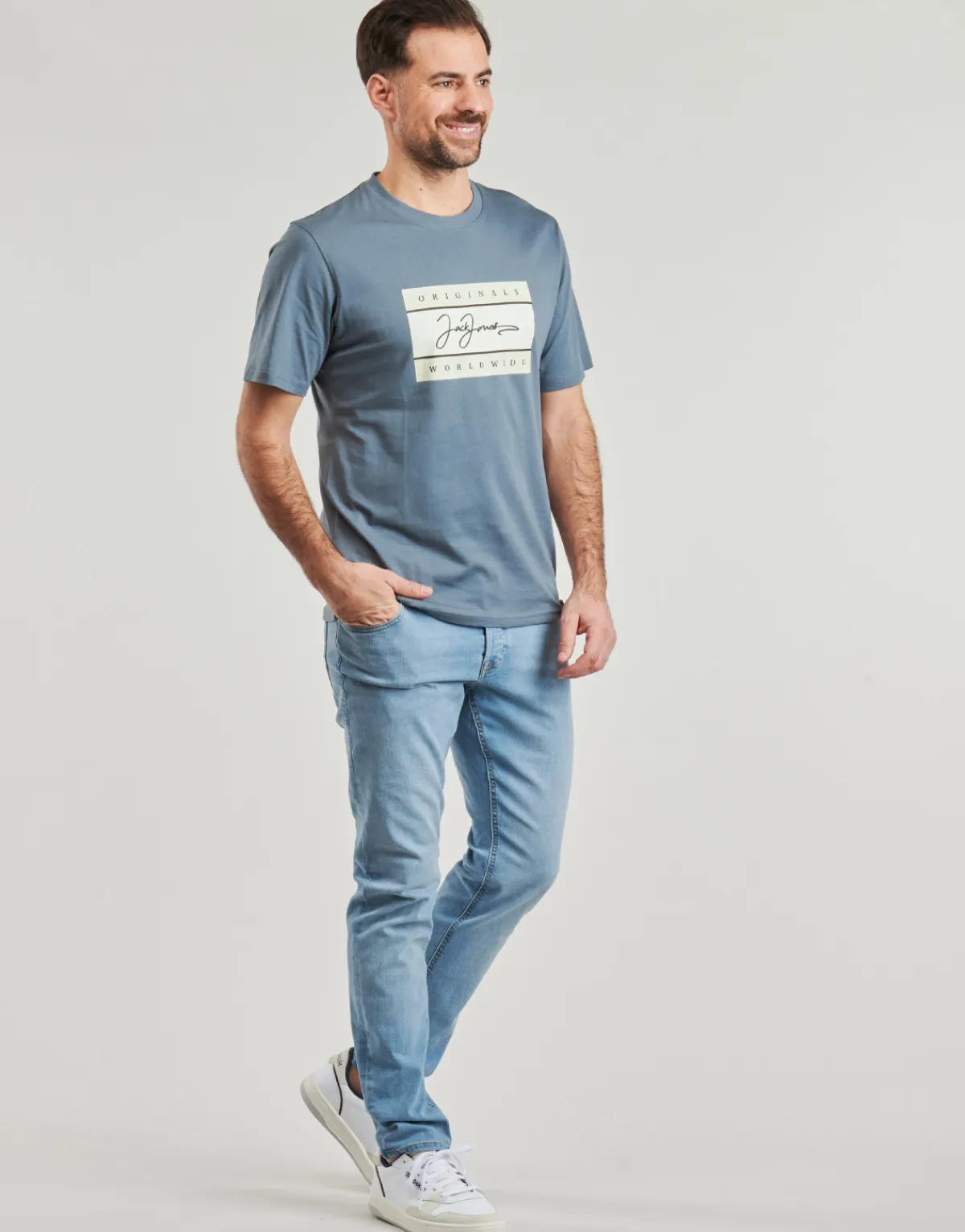 New Jack & Jones - JJIGLENN Bleuclair