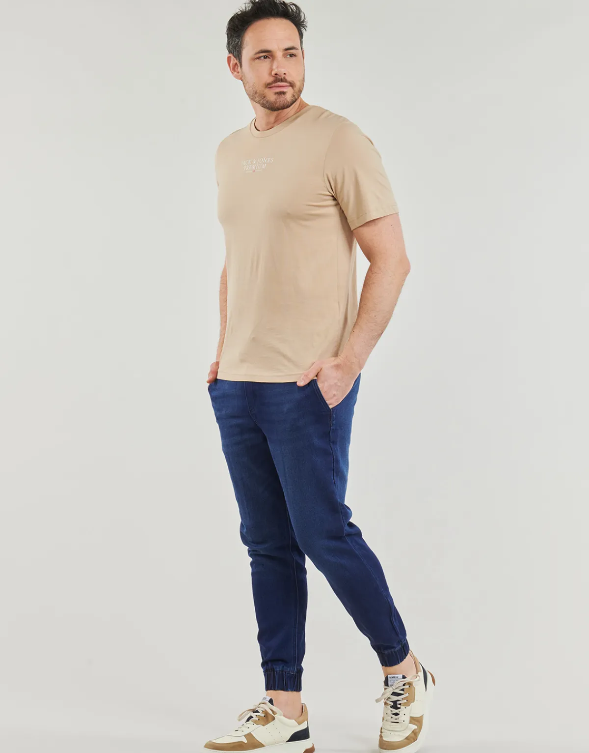 Discount Jack & Jones - JJIGORDON JJDAVE I.K. SQ 716 Bleu
