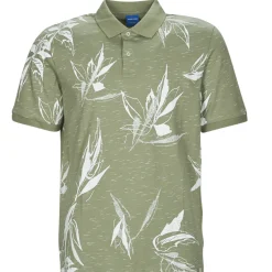 Clearance Jack & Jones - JORCRAYON AOP POLO SS Kaki