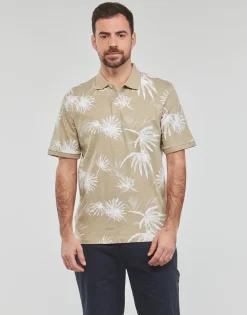 Jack & Jones - JORCRAYON AOP POLO SS Beige Hot