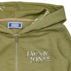 New Jack & Jones - JORCRAYON SWEAT ZIP HOOD Vert