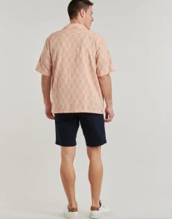 Jack & Jones - JPRBLUVINCENT PRINT RESORT S/S SHIRT SN Orange Clearance
