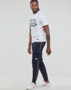 Jack & Jones - JPSTGORDON JJATLAS CARGO SWEAT PANTS Marine Hot