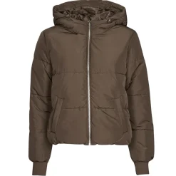 JDY - NEWERICA SHORT HOOD JACKET OTW Marron Clearance
