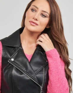 Hot JDY - NEWETTA FAUX LEATHER WAISTC. OTW SIE Noir